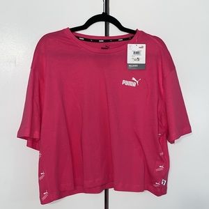 NWT -xl-Puma Crop Top Pink